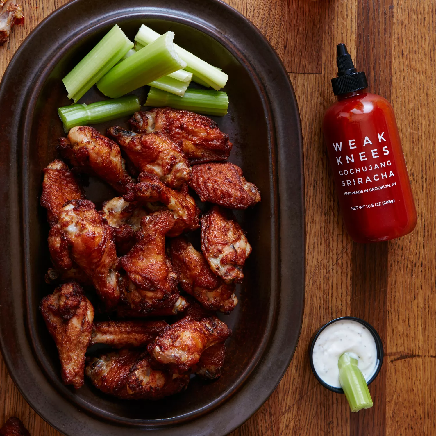 Bushwick Kitchen Weak Knees Gochujang Sriracha