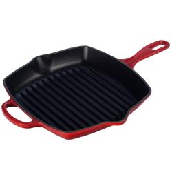 Le Creuset Signature Square Grill, 10.25"