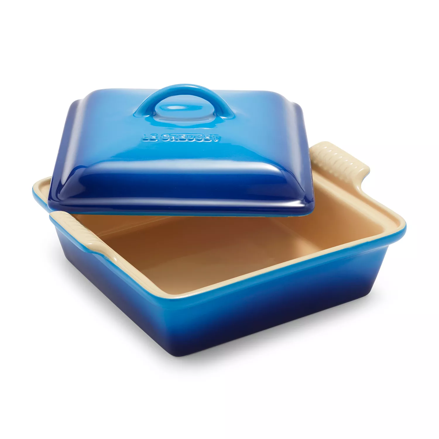 Le Creuset Heritage Shallow Square Covered Baker, 2qt.