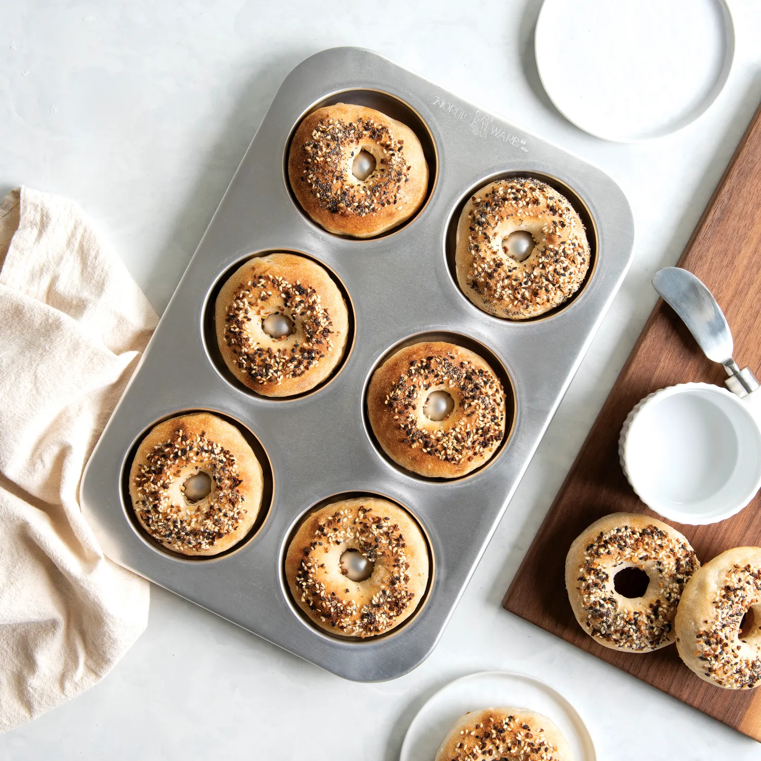 Nordic Ware Simply Sourdough Bagel Pan