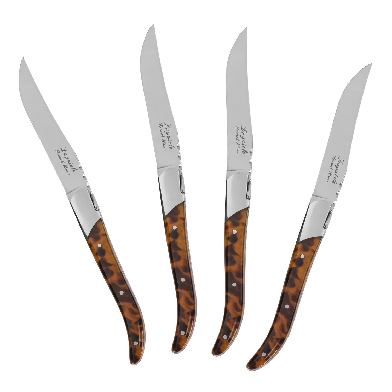 French Home Laguiole Steak Knives, Set of 4