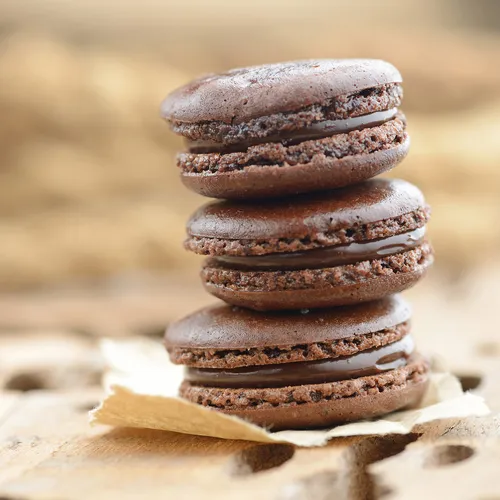 Chocolate Macarons