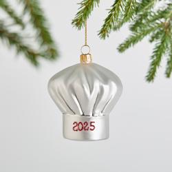 Sur La Table 2025 Chef Hat Glass Ornament