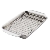 Hestan Provisions Oven Bond Eighth Sheet Pan with Grid | Sur La Table