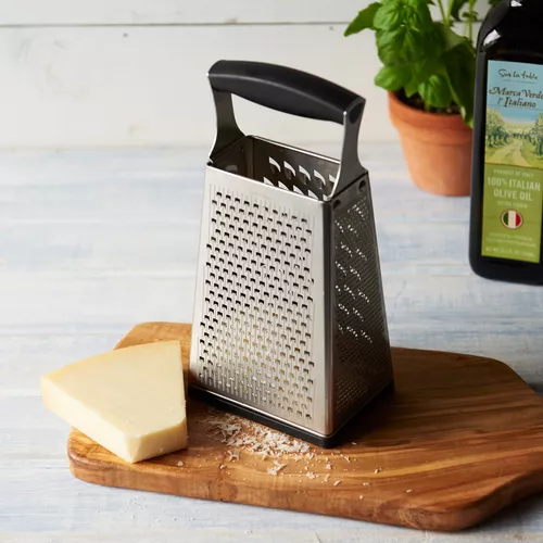 Cuisipro 4-Sided Box Grater with Ginger Grater Base