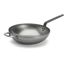 de Buyer Mineral B Carbon Steel Wok