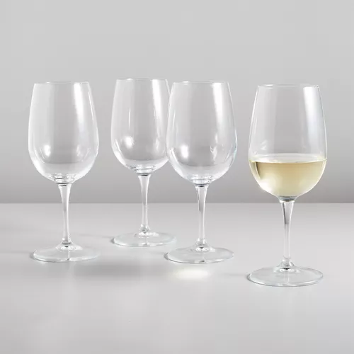Sur La Table Bistro White Wine Glasses, Set of 4