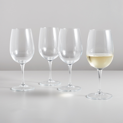 Sur La Table Bistro White Wine Glasses, Set of 4
