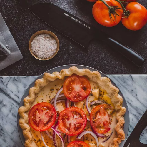 Schmidt Brothers Cutlery Jet Black 7-Piece Knife Block Set