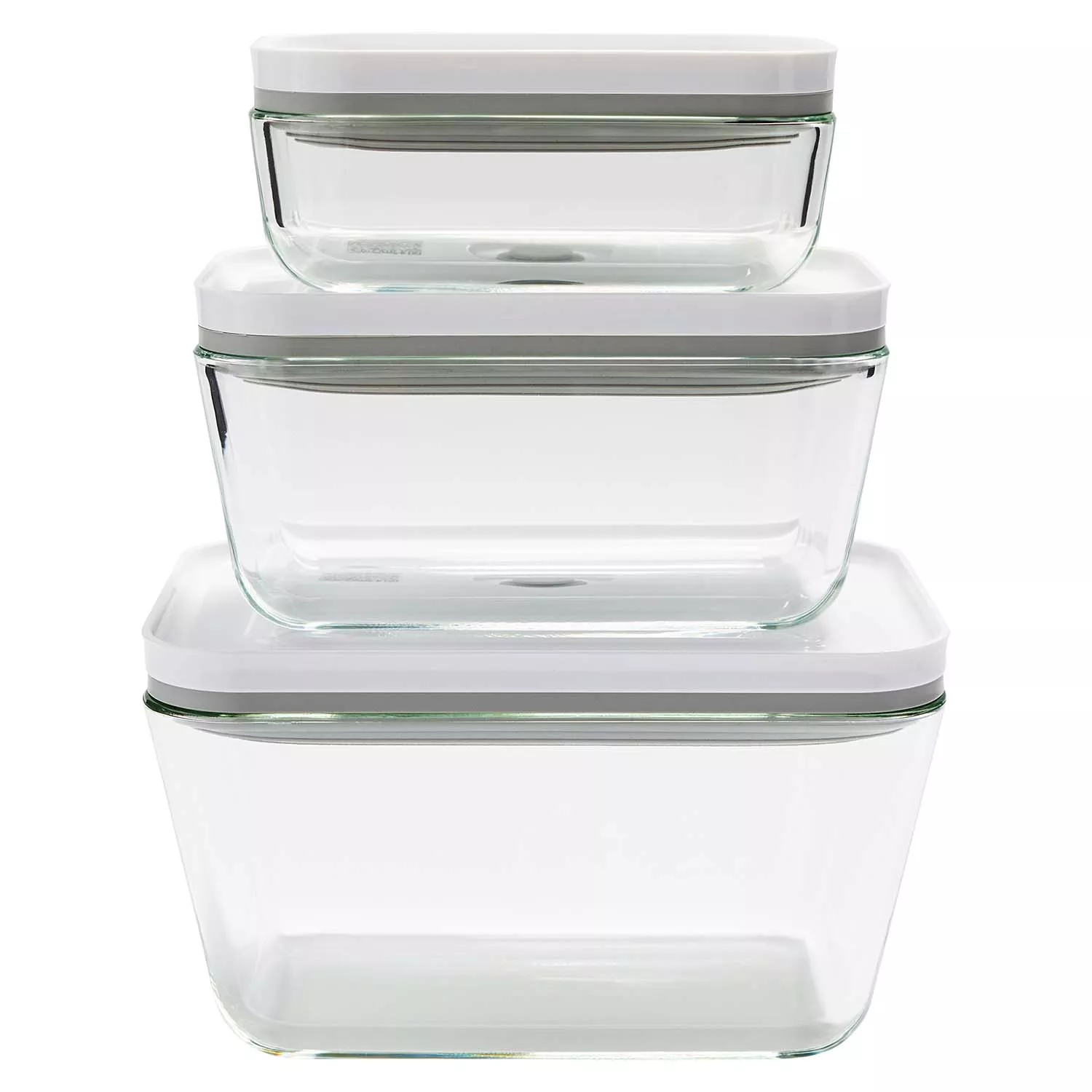 Zwilling Fresh & Save Tall Glass Vacuum Containers, Set of 3