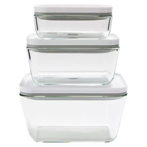 Zwilling Fresh & Save Tall Glass Vacuum Containers, Set of 3