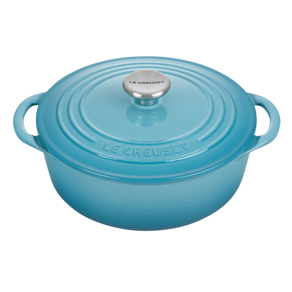 2.75-Qt. Enameled Cast Iron Shallow Round Dutch Oven