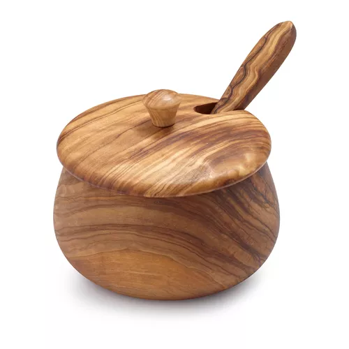 Sur La Table Olivewood Sugar Bowl