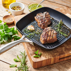 Scanpan Pro S+ Square Grill Pan, 10.5&#34;