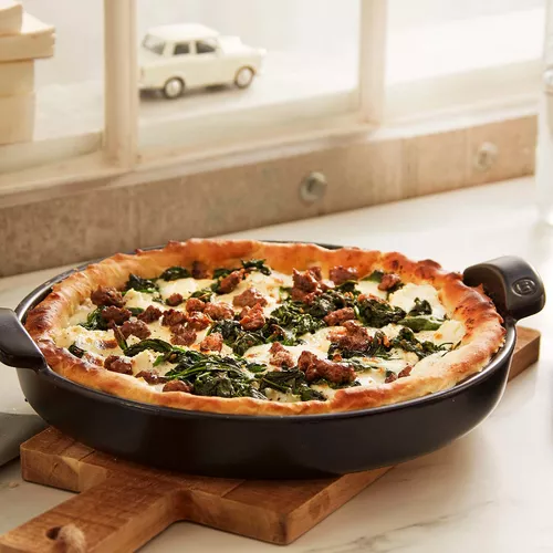 Emile Henry Deep Dish Pizza Pan, 12"