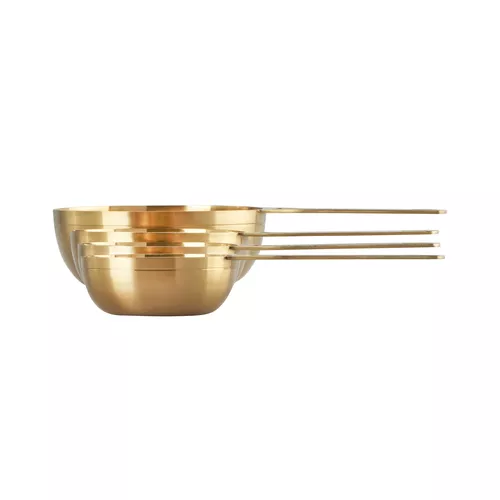 Le Creuset Goldtone Measuring Cups, Set of 4