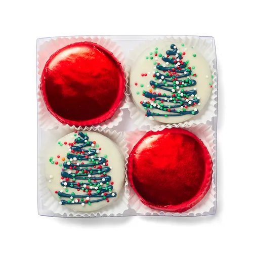 Sur La Table Chocolate Covered Sandwich Cookies, Set of 4