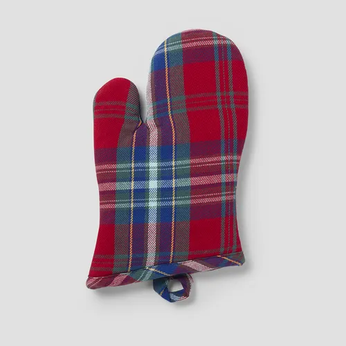 Sur La Table Plaid Oven Mitt