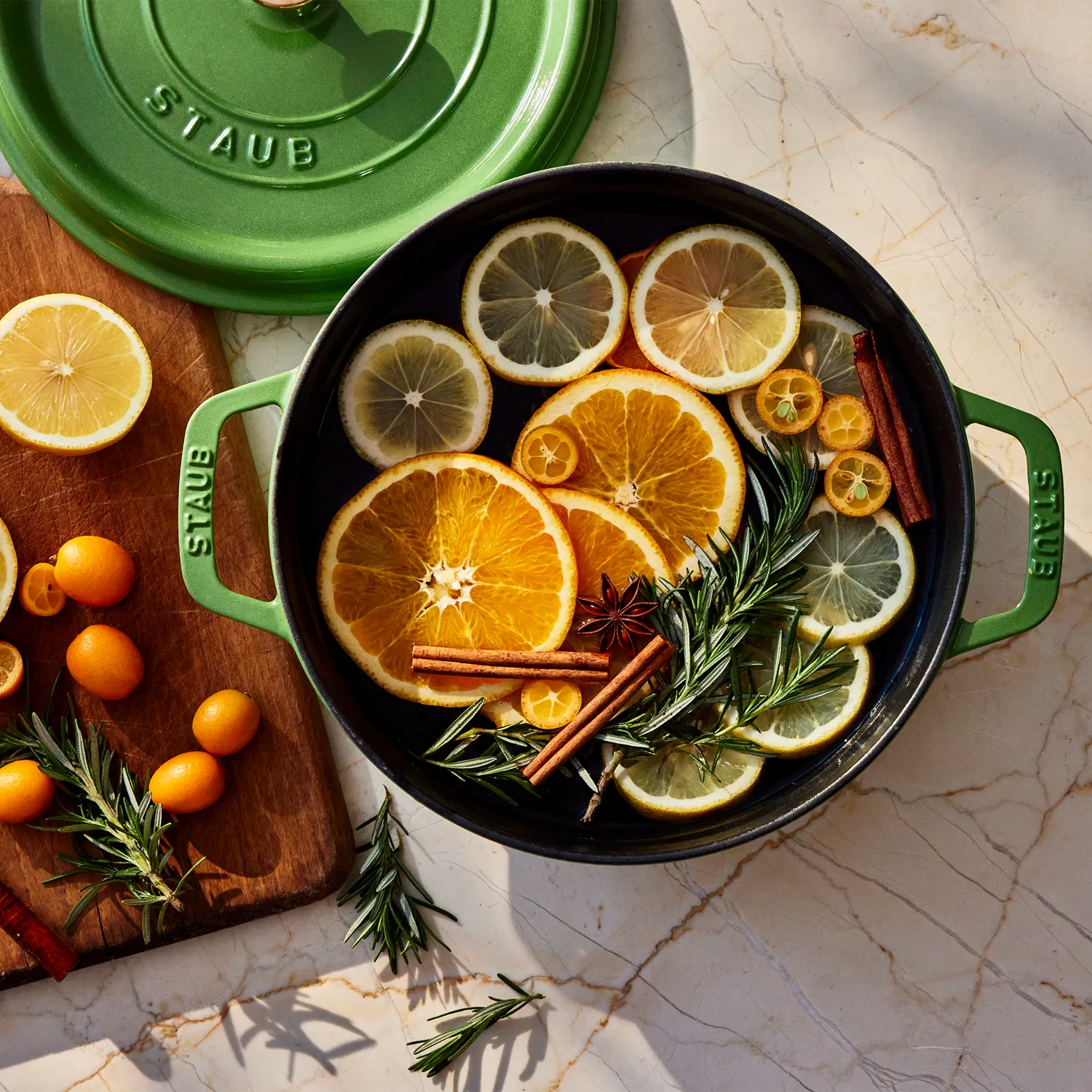 Staub Round Wide Dutch Oven, 4 qt.
