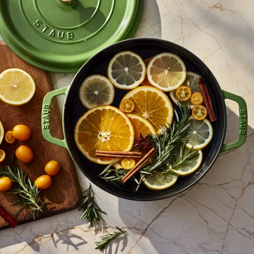 Staub Round Wide Dutch Oven, 4 qt.