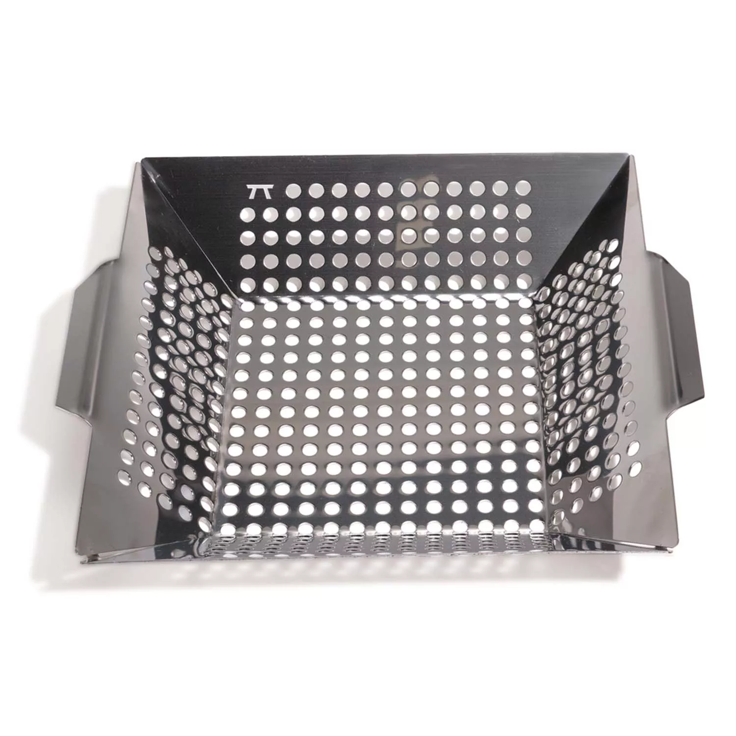 Stainless Steel Grill Wok, 12" x 12"