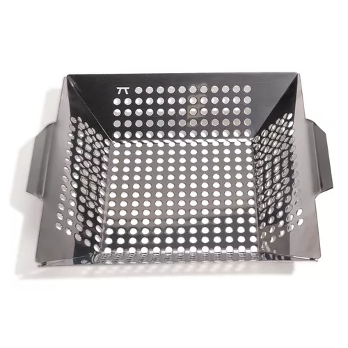 Stainless Steel Grill Wok, 12&#34; x 12&#34;