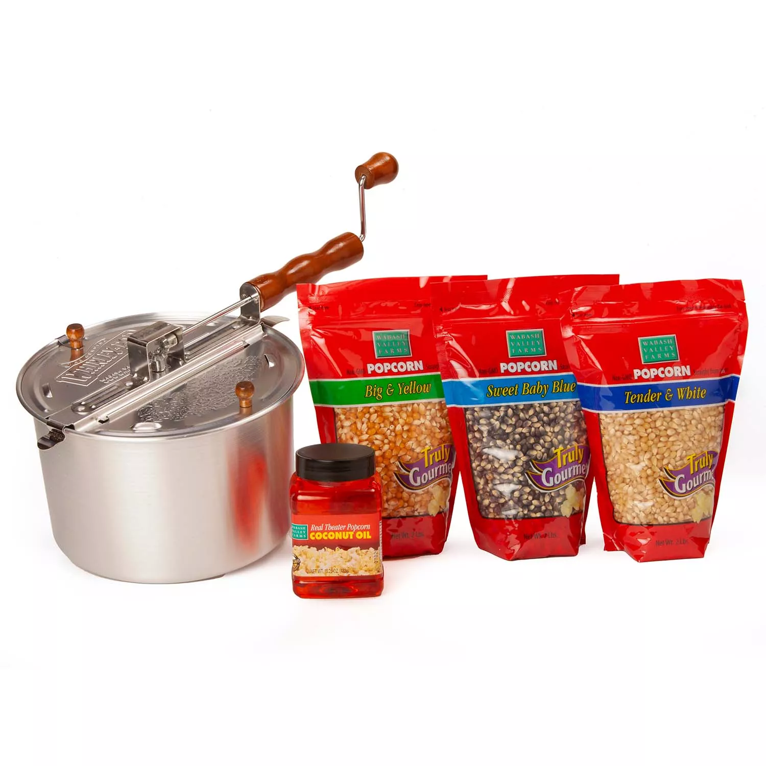 Whirley Pop Nostalgic Gourmet Popcorn Starter Set