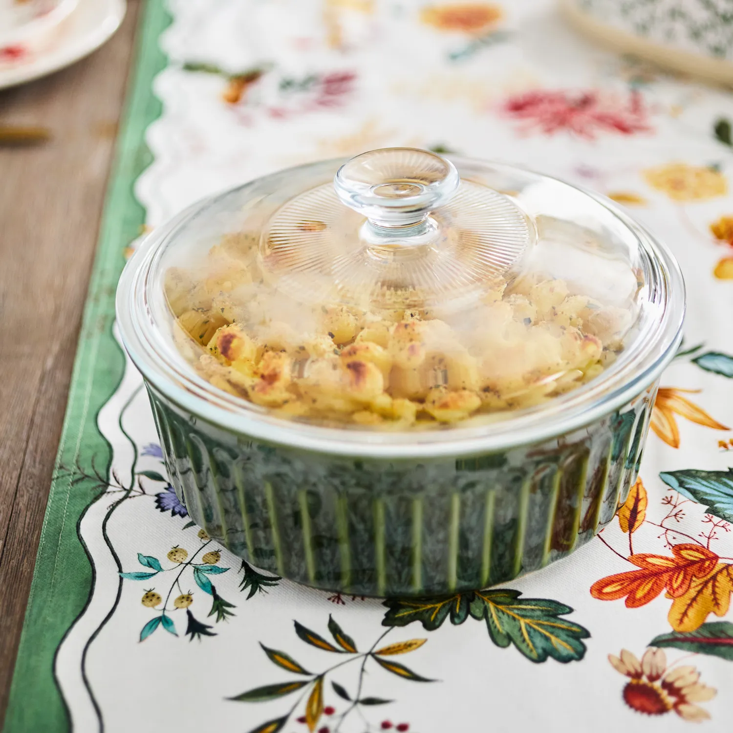 Sur La Table Round Baker with Lid, 2 qt.