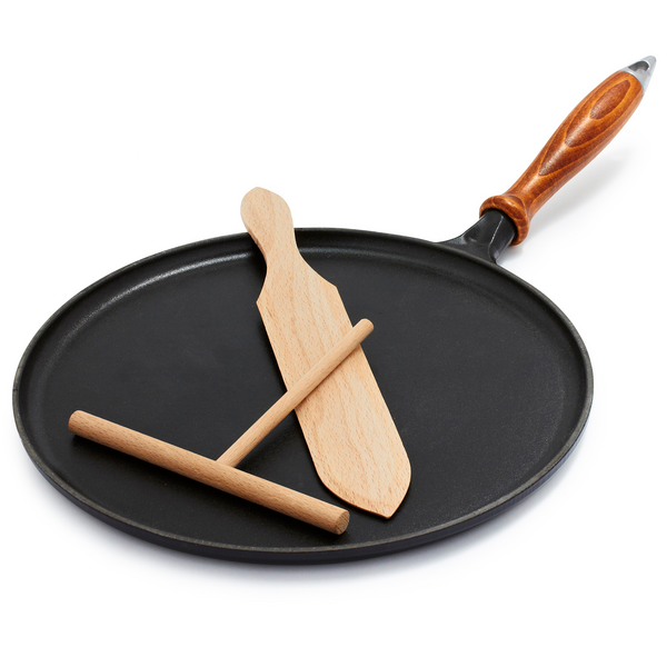 GOOD CONDITION Staub STAUB Cast Iron Crepe Pancake Pan Griddle 26cm QUALITY 