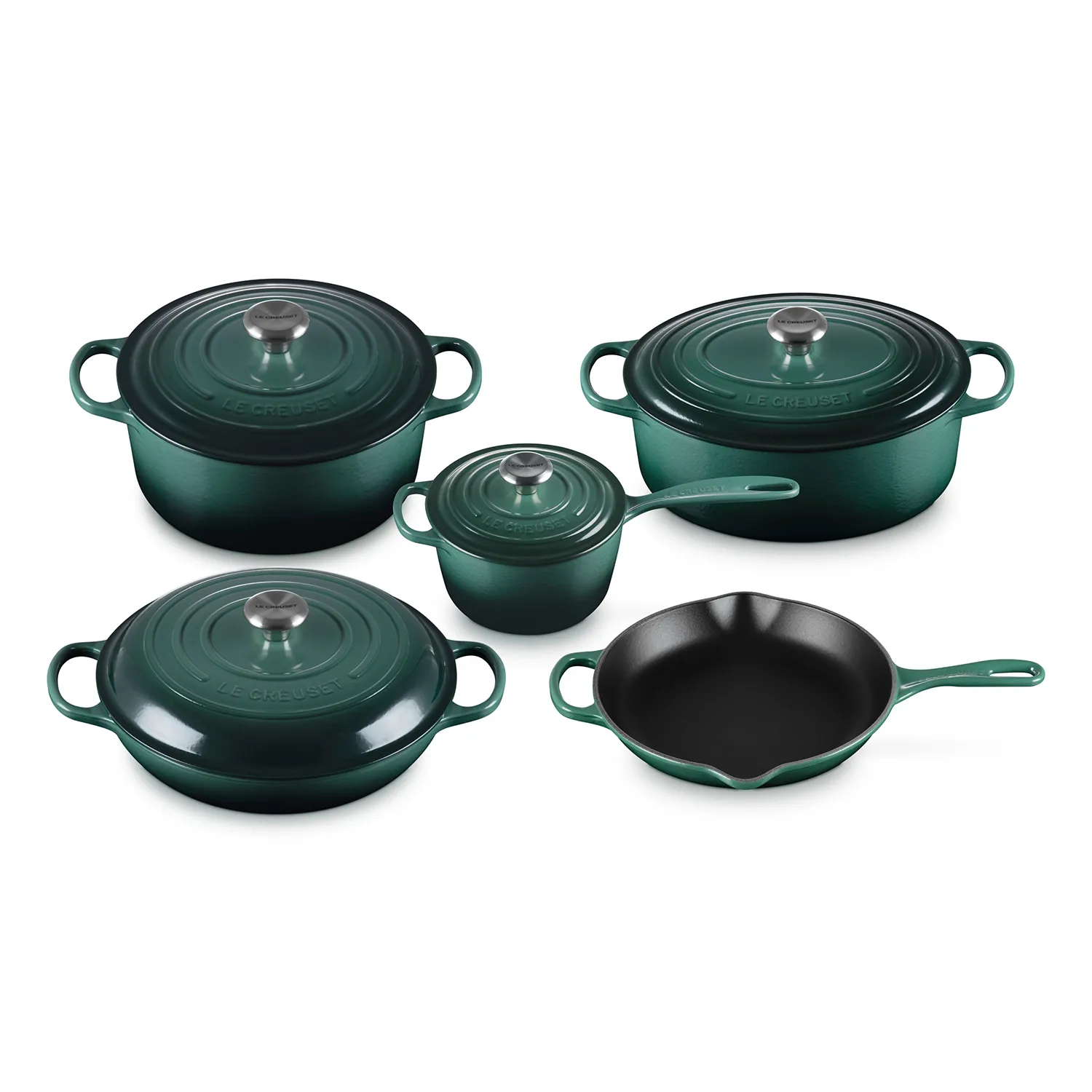 Le Creuset Signature 9-Piece Cookware Set
