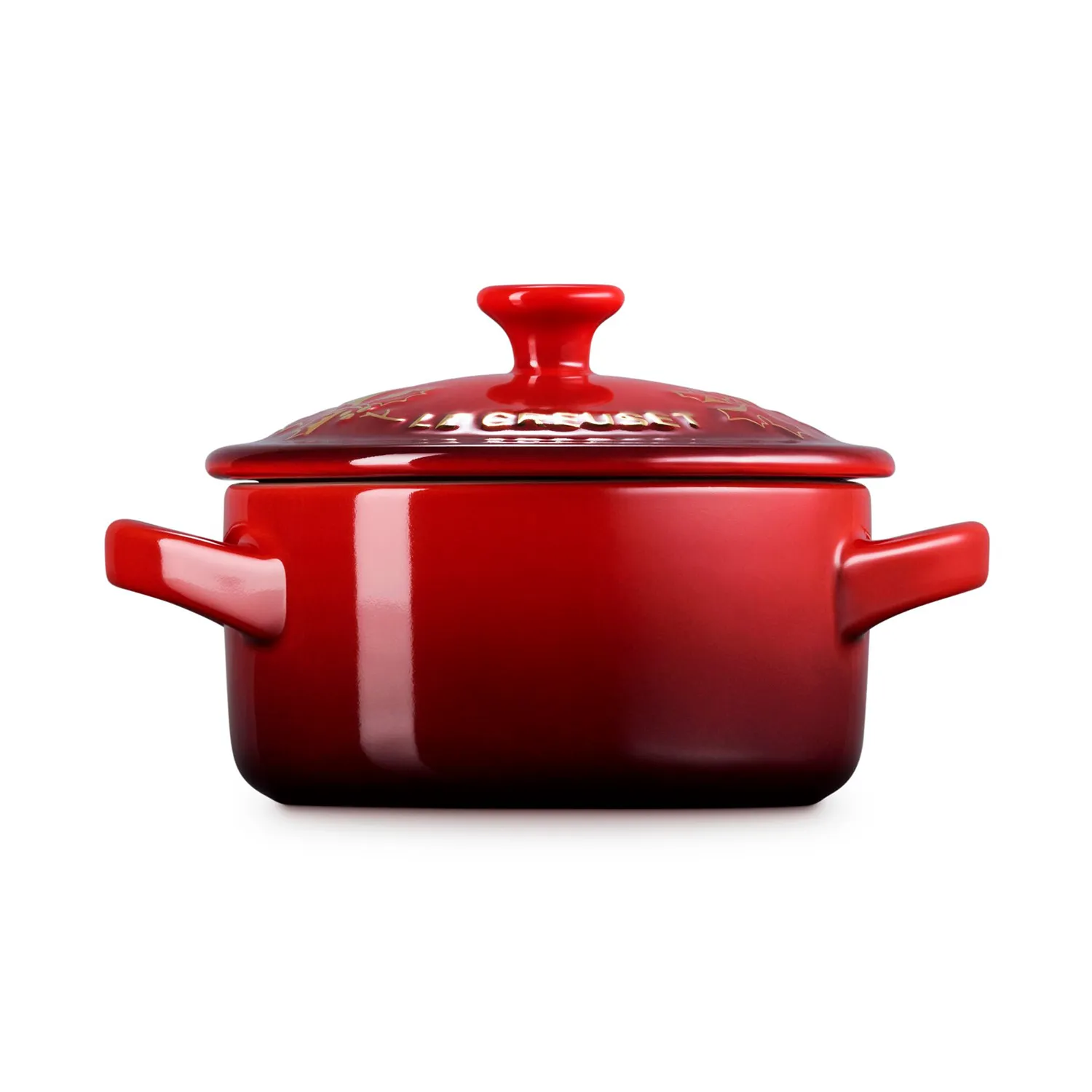 Le Creuset Holly Petite Cocotte, 8 oz.