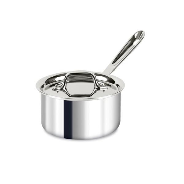 All-Clad D3 Stainless Steel Saucepan with Lid