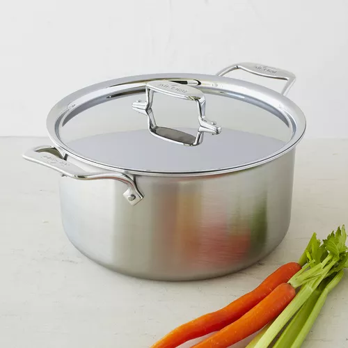 All-Clad D5 Brushed Stainless Steel Stockpot, 8 qt.