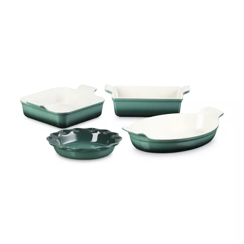 Le Creuset Heritage Stoneware 4-Piece Bakeware Set