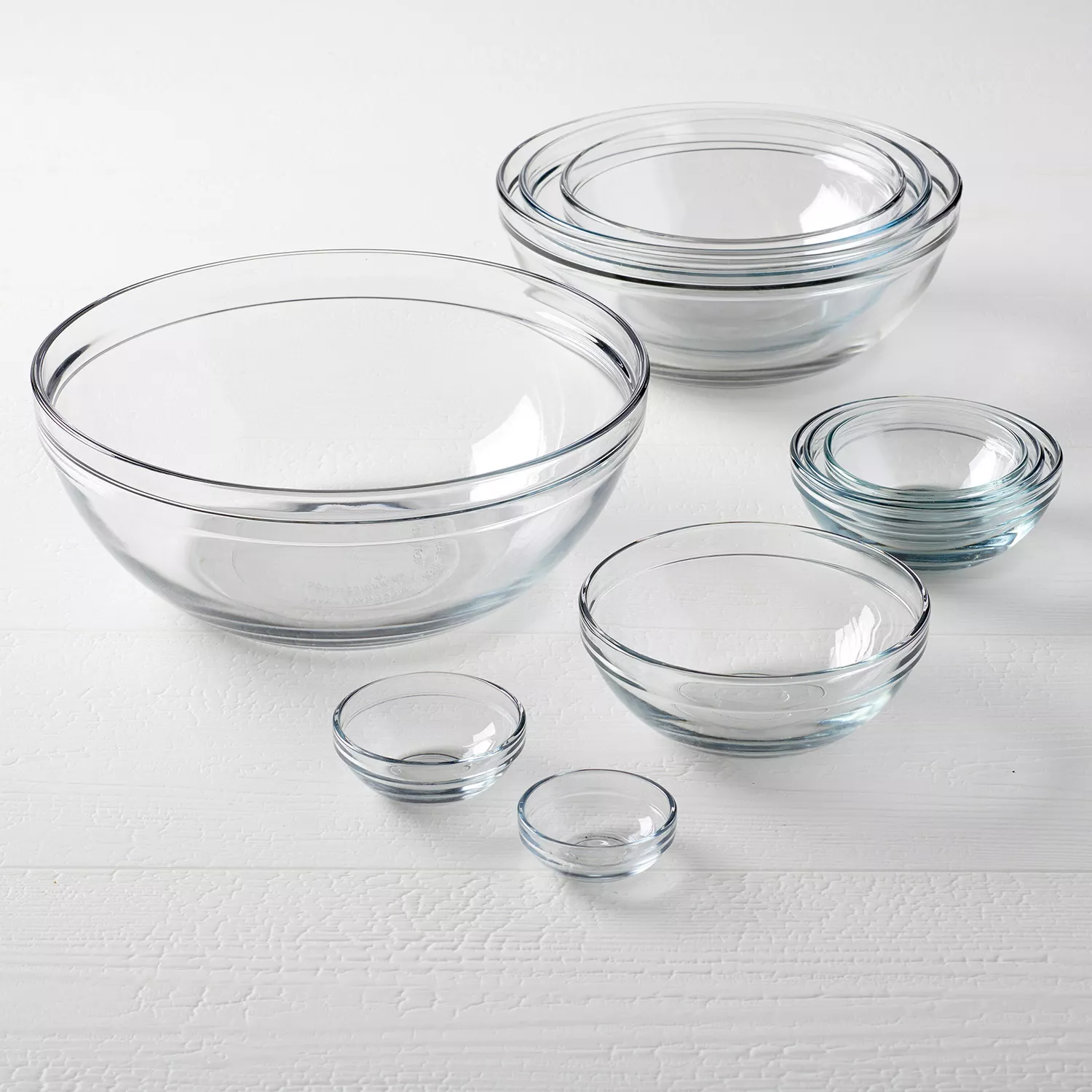 8 Cup Large Glass Measuring Cup - Kitchen Mixing Bowl Liquid Measure Cups  Glass Tupperware Bakeware Set, Punch Bowl, Batter Bowl.