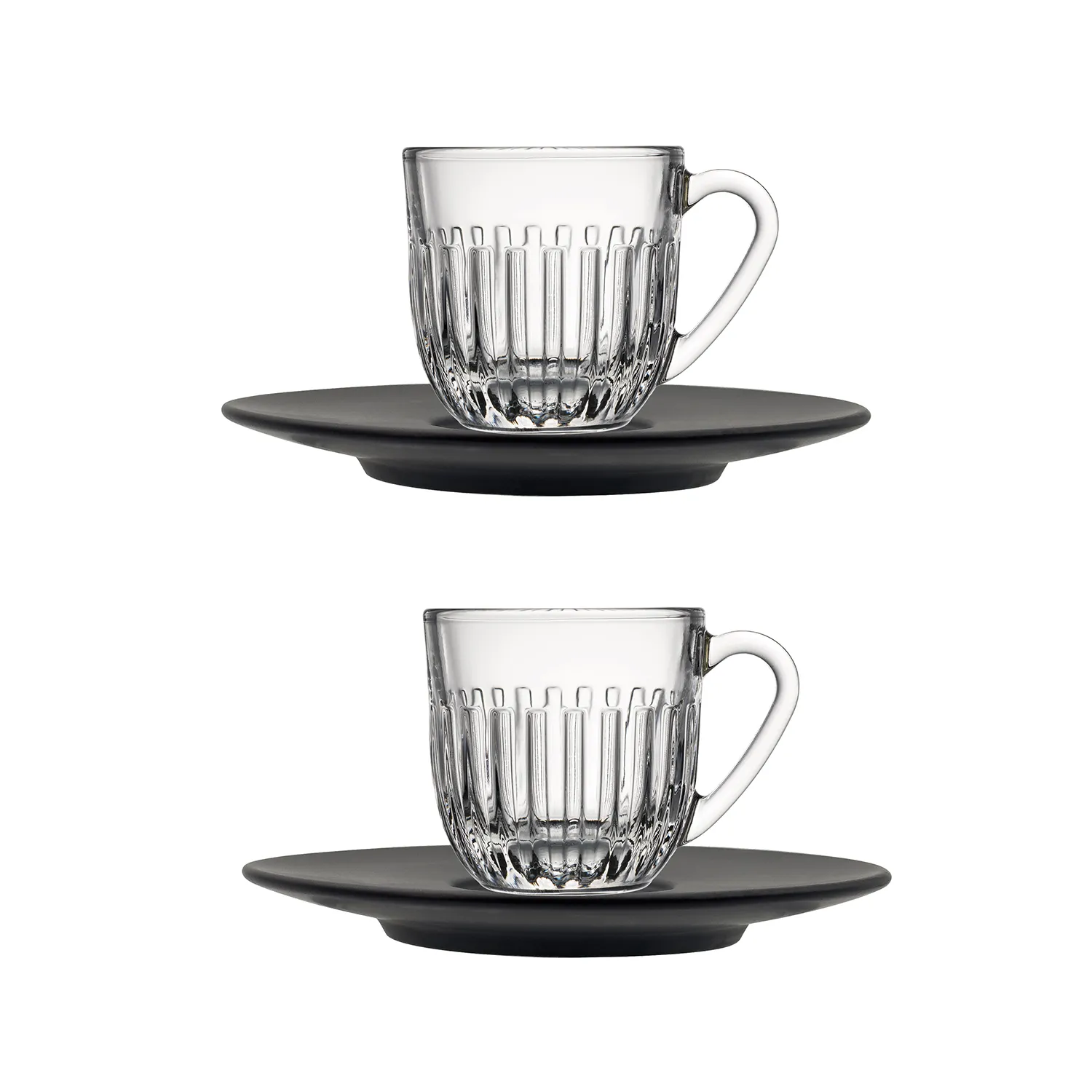 La Rochère Ouessant Espresso Cup & Saucer, Set of 2