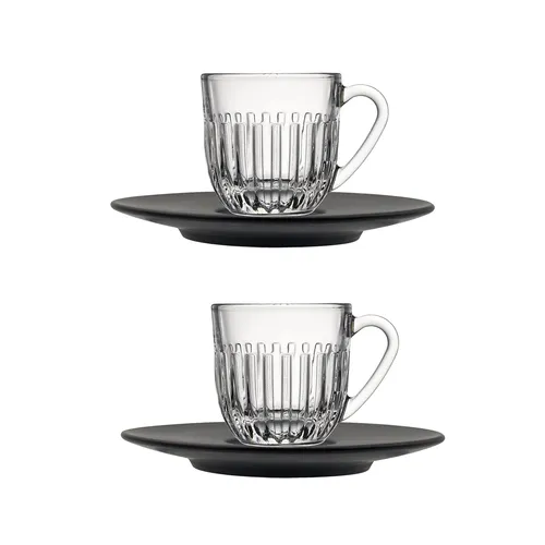 La Rochère Ouessant Espresso Cup & Saucer, Set of 2