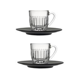 La Rochère Ouessant Espresso Cup & Saucer, Set of 2