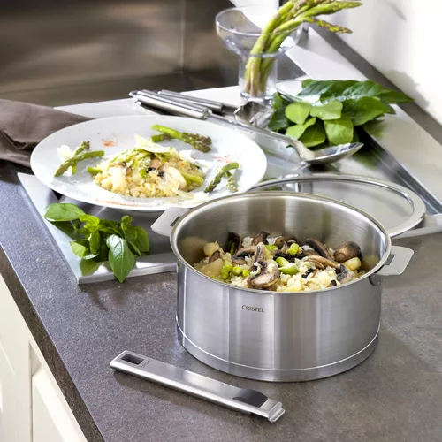 Cristel Strate Saucepans, Set of 3