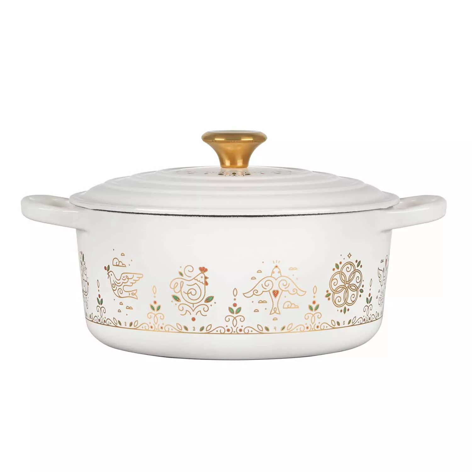 Le Creuset + Signature Enamelled Cast Iron Round Casserole Dish