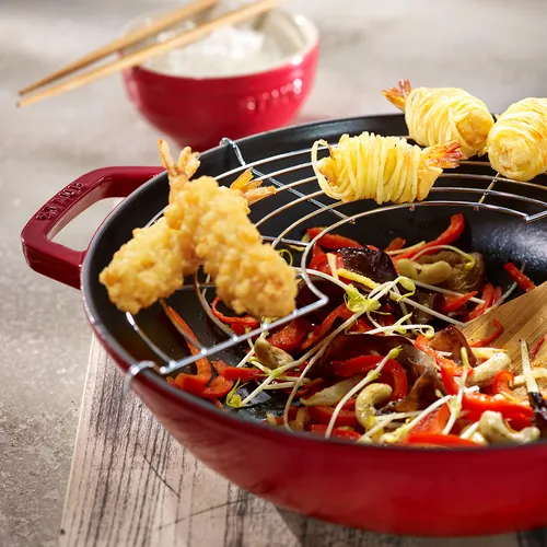 Staub Cherry Perfect Pan, 4.5 qt.