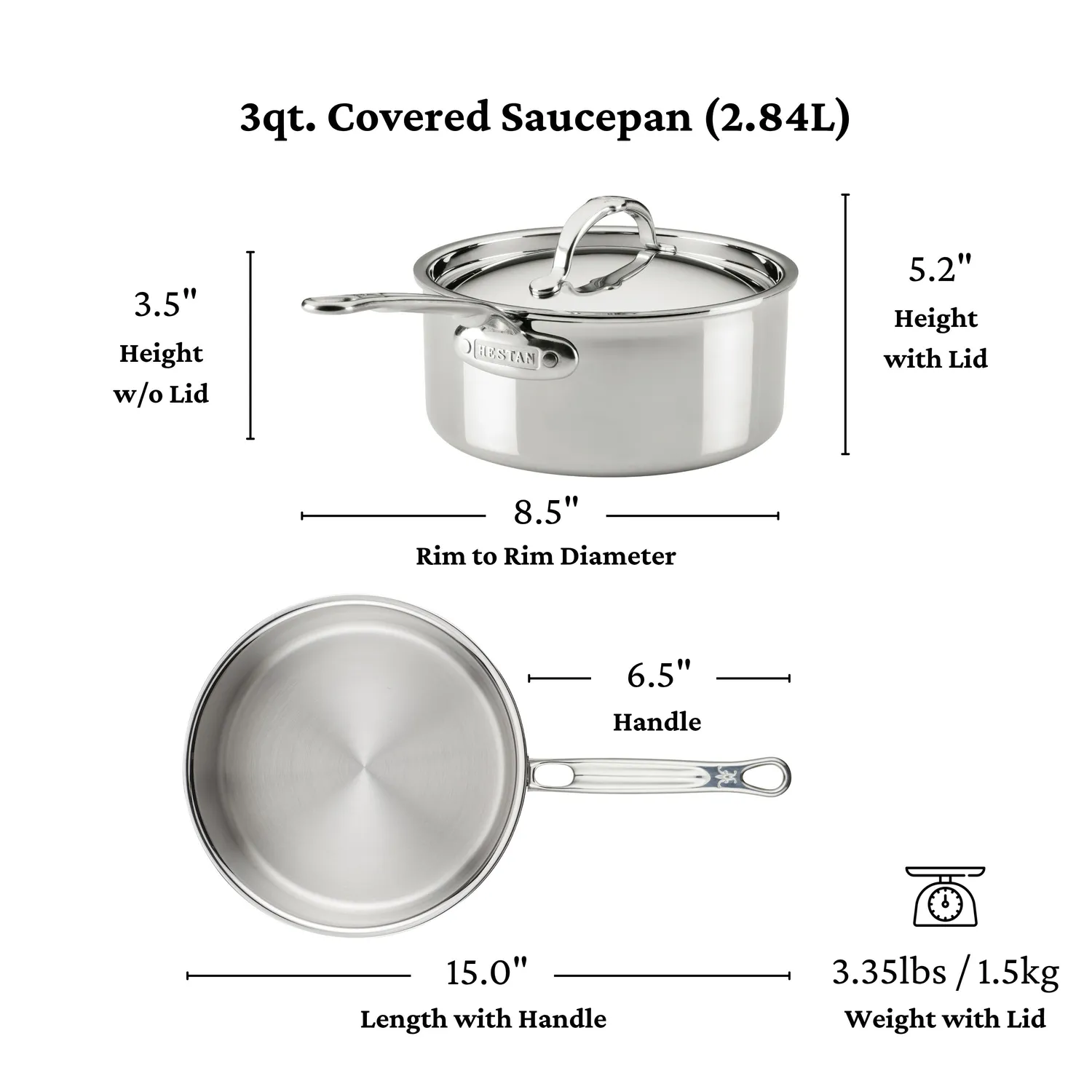 Hestan ProBond Luxe & Provisions Stainless Steel 27-Piece Cookware Set