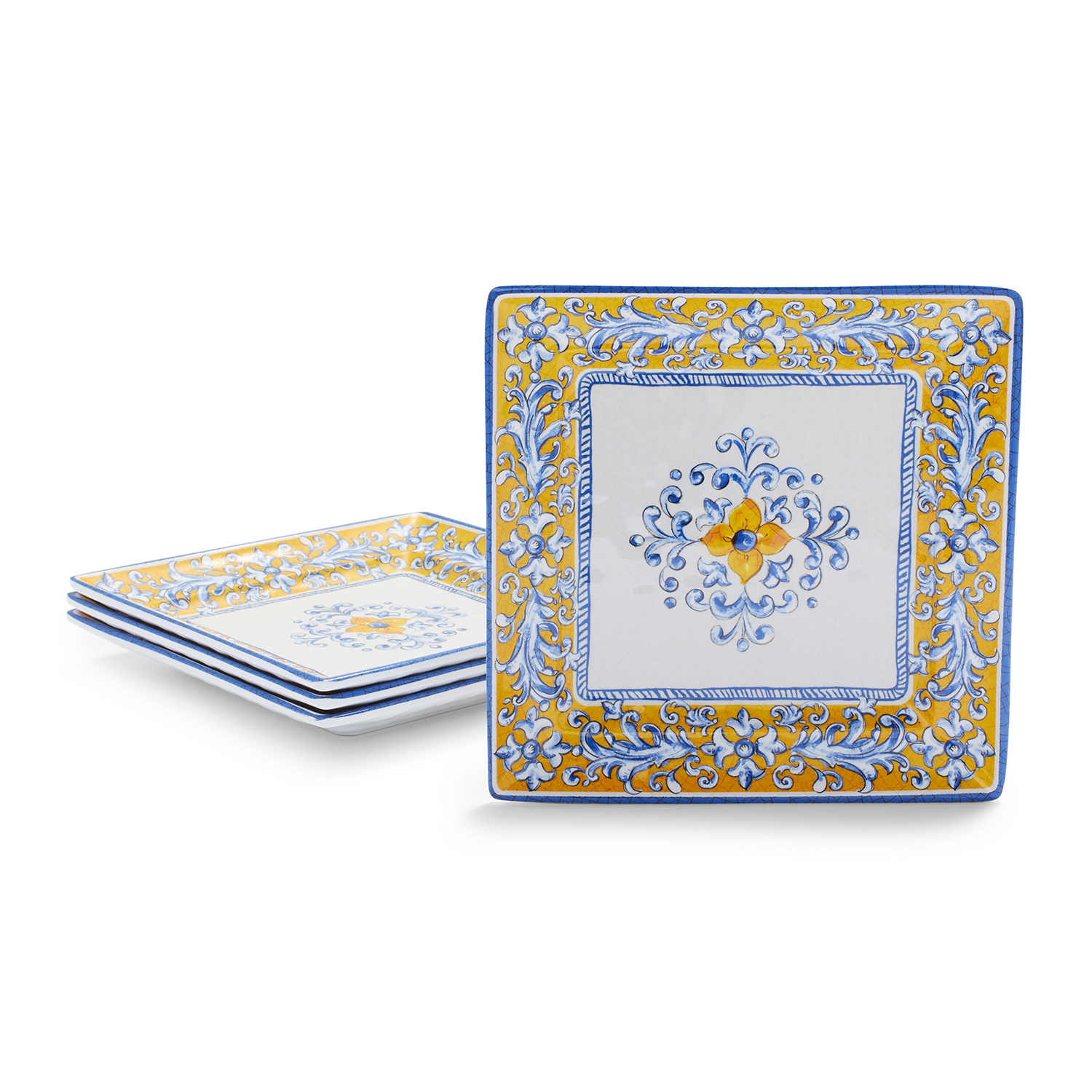 Mercado Appetizer Plates, Set of 4
