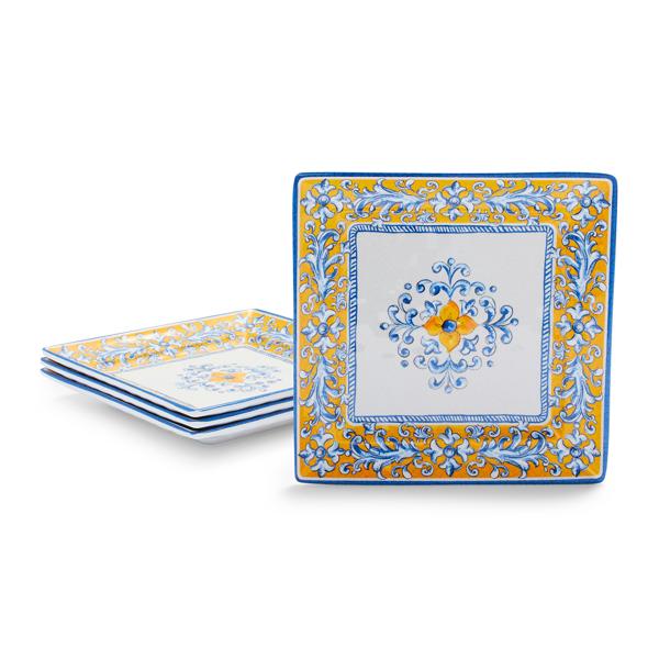 Mercado Appetizer Plates, Set of 4