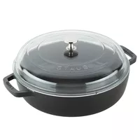 Staub Universal Deluxe Pan with Glass Lid, 4 qt.