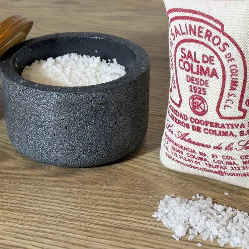 Verve Culture Colima Sea Salt with Salt Cellar
