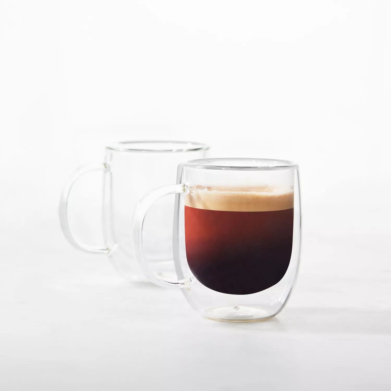 Sur La Table Double-Wall Coffee Glasses, Set of 4