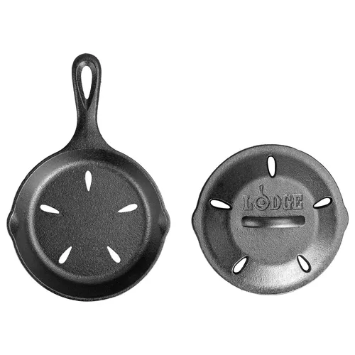 Lodge Cast Iron Smoker Skillet, 6.5"