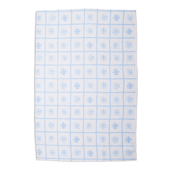 Snowflake Flour Sack Kitchen Towel, 30&#34; x 20&#34;