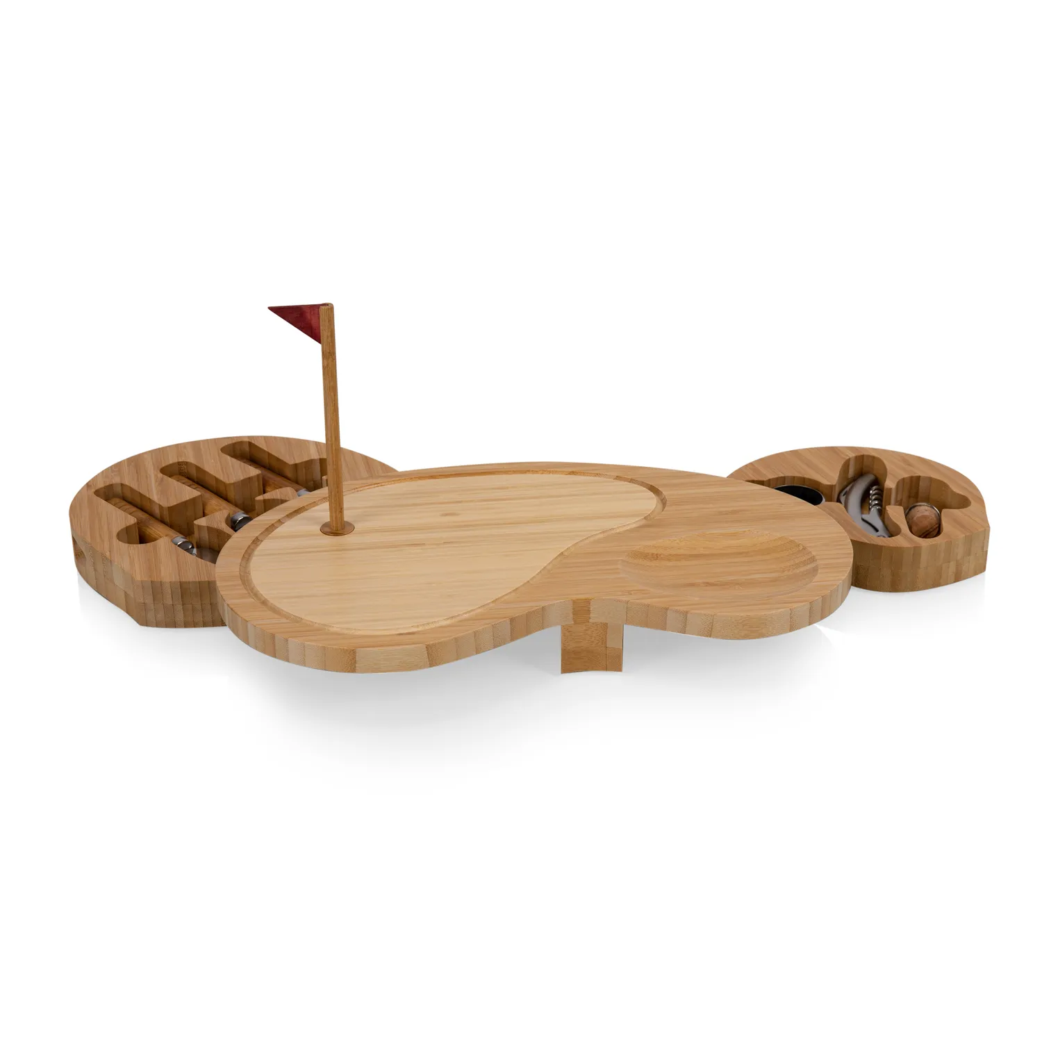 Picnic Time Golf Cheese Cutting Board & Tools Set